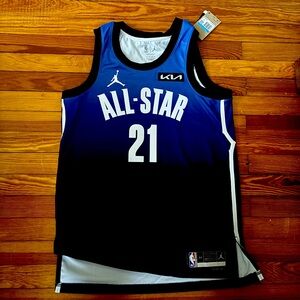 Brand New NWT Nike Men’s NBA Dri fit ALL STAR Jersey-Joel Embiid